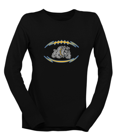 Southern Bulldogs Football #3 Women's LS T-Shirt