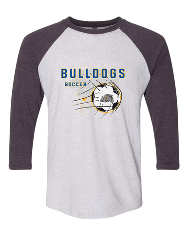 Southern Bulldogs Soccer #2 Women's Baseball T-Shirt