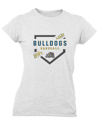 Southern Bulldogs Baseball #2 Women's SS T-Shirt