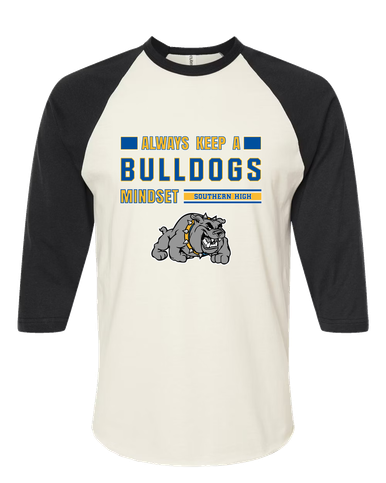 Southern Bulldogs Mindset Women's Baseball T-Shirt