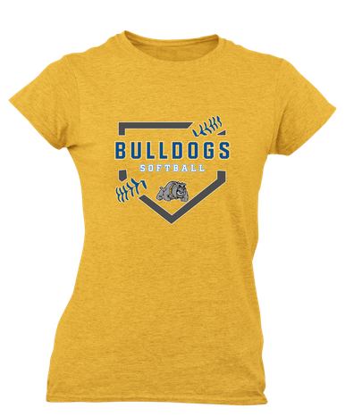 Southern Bulldogs Softball #2 Women's SS T-Shirt