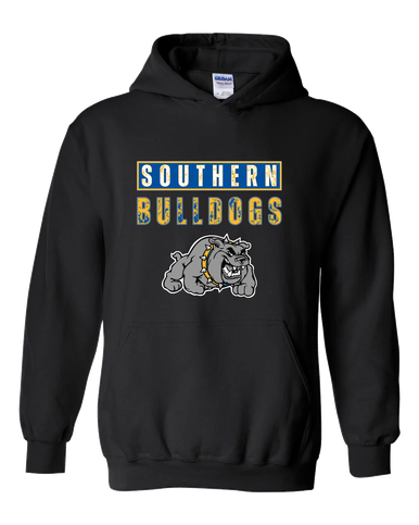 Southern Bulldogs Mascot #9 Men's Hoodie