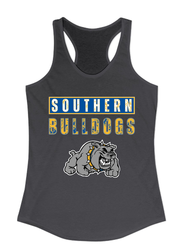 Southern Bulldogs Mascot #9 Women's Tank Top