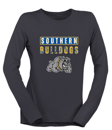 Southern Bulldogs Mascot #9 Women's Premium LS T-Shirt