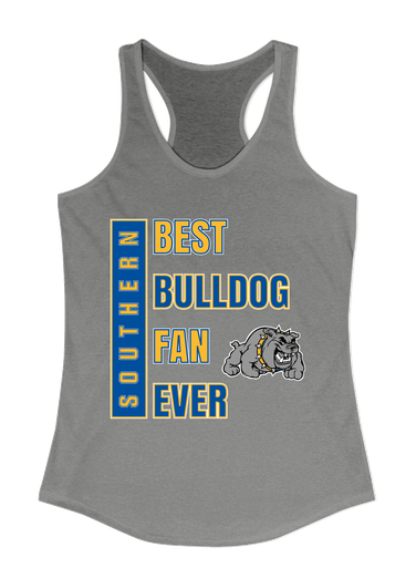 Southern Bulldogs Best Bulldog Fan Women's Tank Top
