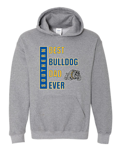 Southern Bulldogs Best Bulldog Dad Men's Hoodie