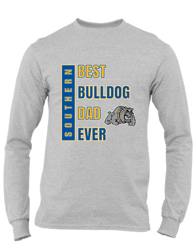 Southern Bulldogs Best Bulldog Dad Men's LS T-Shirt