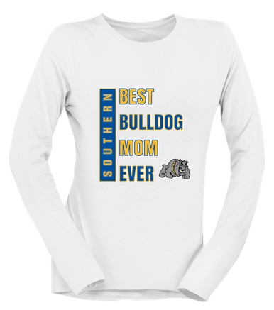 Southern Bulldogs Best Bulldog Mom Women's Premium LS T-Shirt