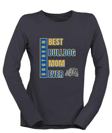 Southern Bulldogs Best Bulldog Mom Women's LS T-Shirt