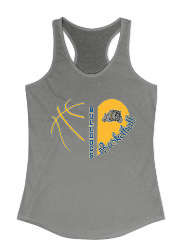 Southern Bulldogs Heart Basketball Women's Tank Top