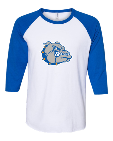 Livonia Bulldogs Mascot #1 Women's Baseball T-Shirt