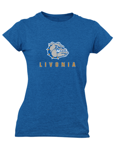 Livonia Bulldogs Mascot #2 Women's Premium SS T-Shirt