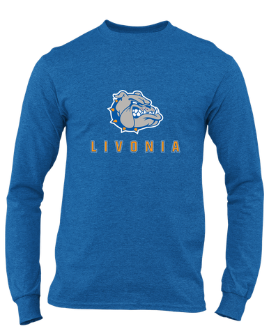 Livonia Bulldogs Mascot #2 Men's Premium LS T-Shirt