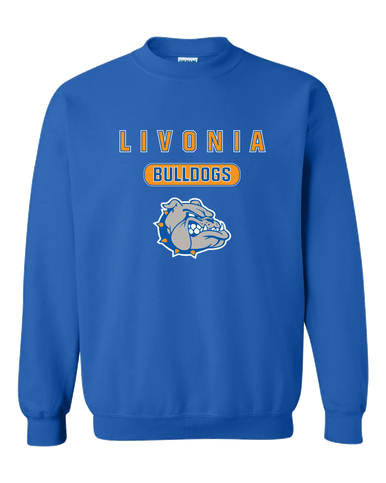 Livonia Bulldogs Mascot #3 Men's Sweatshirt