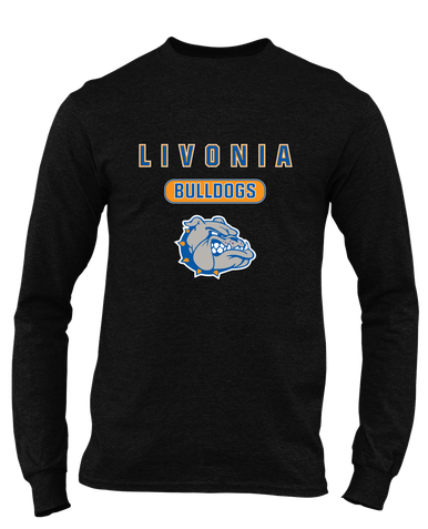 Livonia Bulldogs Mascot #3 Men's Premium LS T-Shirt
