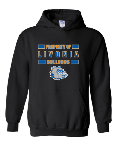 Livonia Bulldogs Property Of Men's Hoodie