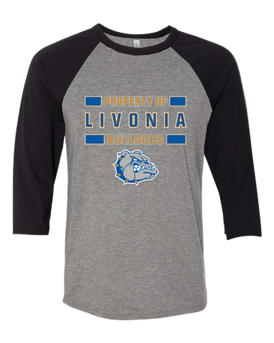 Livonia Bulldogs Property Of Women's Baseball T-Shirt