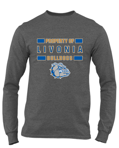Livonia Bulldogs Property Of Men's Premium LS T-Shirt