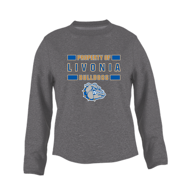 Livonia Bulldogs Property Of Women's Sweatshirt
