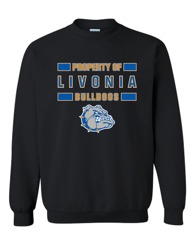 Livonia Bulldogs Property Of Men's Sweatshirt