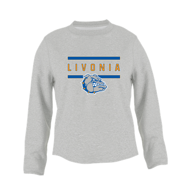 Livonia Bulldogs Mascot #4 Women's Sweatshirt