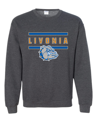 Livonia Bulldogs Mascot #4 Men's Sweatshirt