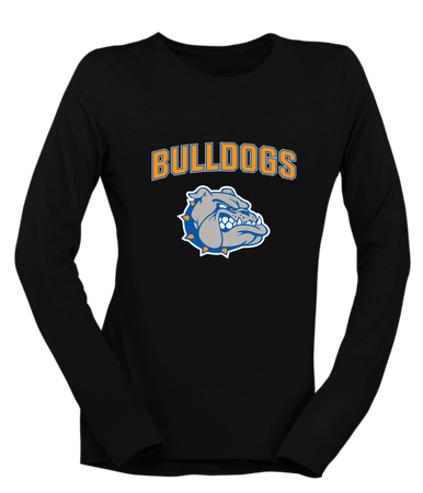 Livonia Bulldogs Mascot #6 Women's LS T-Shirt