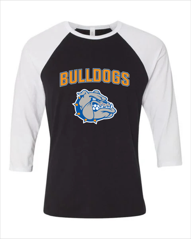 Livonia Bulldogs Mascot #6 Women's Baseball T-Shirt