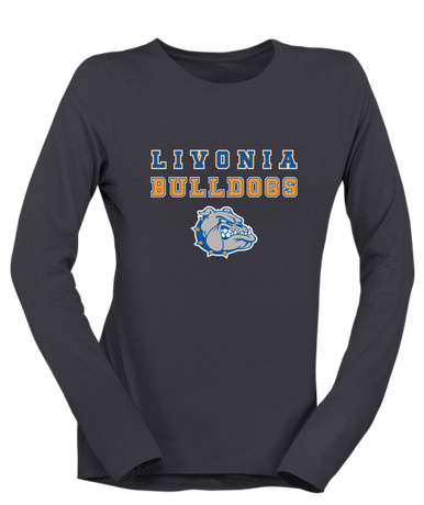 Livonia Bulldogs Spirit Women's LS T-Shirt