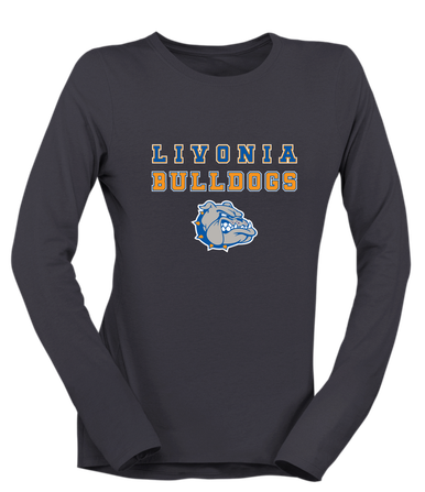 Livonia Bulldogs Spirit Women's Premium LS T-Shirt