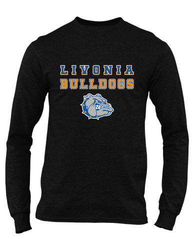 Livonia Bulldogs Spirit Men's Premium LS T-Shirt