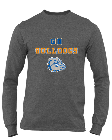 Livonia Bulldogs Go Team Men's LS T-Shirt