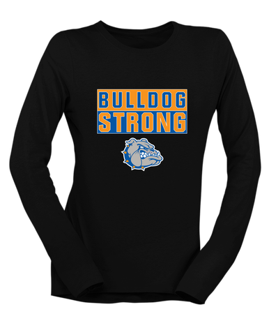 Livonia Bulldogs Strong #1 Women's LS T-Shirt