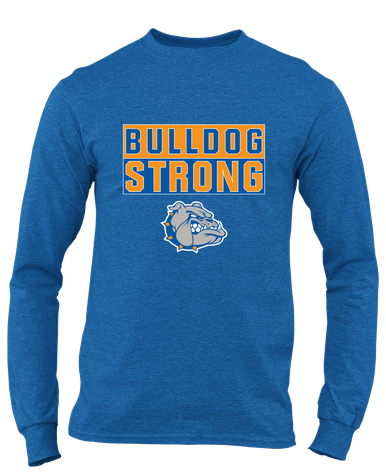 Livonia Bulldogs Strong #1 Men's LS T-Shirt