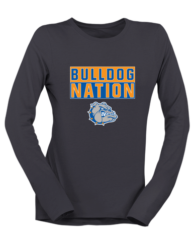 Livonia Bulldogs Nation #1 Women's LS T-Shirt