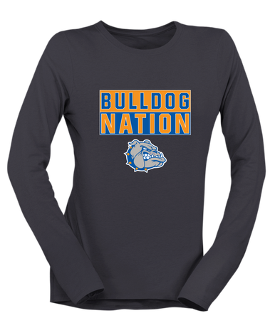 Livonia Bulldogs Nation #1 Women's Premium LS T-Shirt
