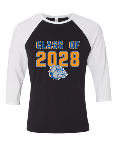Livonia Bulldogs Class of 2028 Men's Baseball T-Shirt
