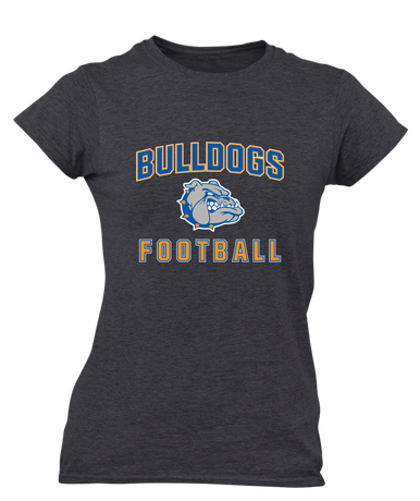 Livonia Bulldogs Football #1 Women's Premium SS T-Shirt