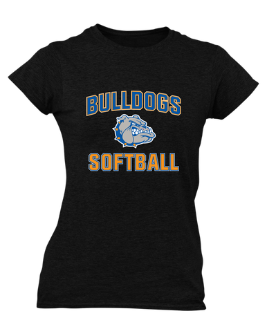 Livonia Bulldogs Softball #1 Women's SS T-Shirt