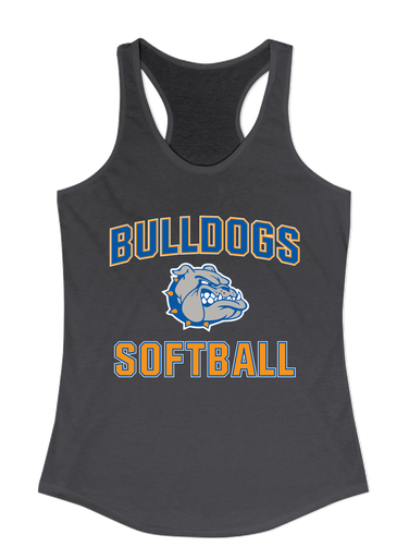 Livonia Bulldogs Softball #1 Women's Tank Top