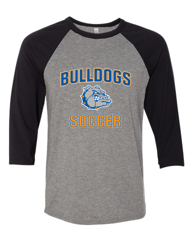 Livonia Bulldogs Soccer #1 Women's Baseball T-Shirt