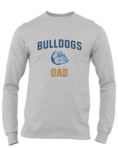Livonia Bulldogs Dad Men's LS T-Shirt