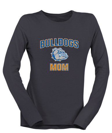 Livonia Bulldogs Mom Women's LS T-Shirt