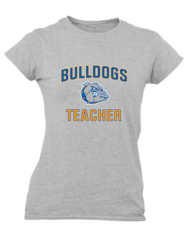 Livonia Bulldogs Teacher Women's Premium SS T-Shirt
