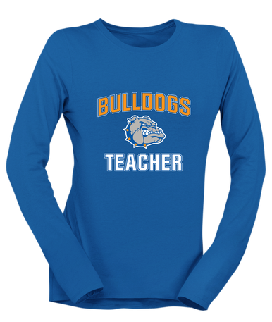 Livonia Bulldogs Teacher Women's Premium LS T-Shirt