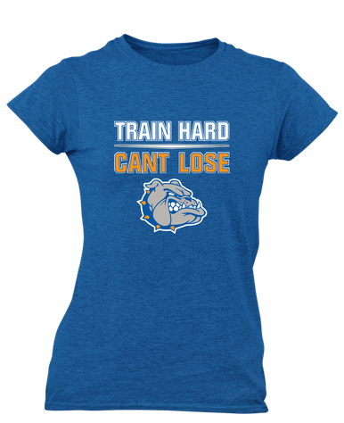 Livonia Bulldogs Train Hard, Can't Lose Women's Premium SS T-Shirt