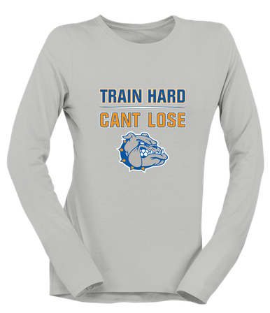 Livonia Bulldogs Train Hard, Can't Lose Women's Premium LS T-Shirt