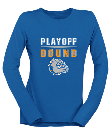 Livonia Bulldogs Playoff Bound Women's LS T-Shirt