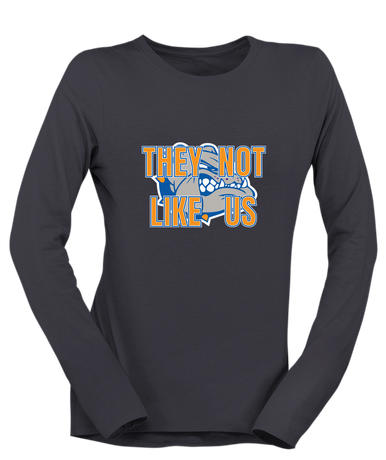 Livonia Bulldogs They Not Like Us #2 Women's LS T-Shirt