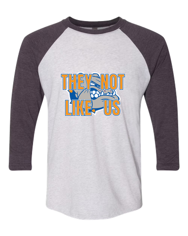 Livonia Bulldogs They Not Like Us #2 Women's Baseball T-Shirt